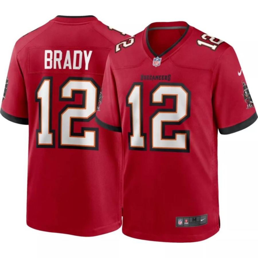 Nike Men's Tampa Bay Buccaneers Tom Brady #12 Red Game Jersey