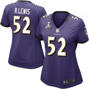 Nike Ray Lewis Baltimore Ravens Ladies Super Bowl XLVII Game Jer