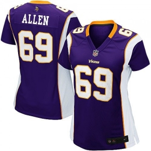 Nike Jared Allen Minnesota Vikings Ladies Game Jersey - Purple