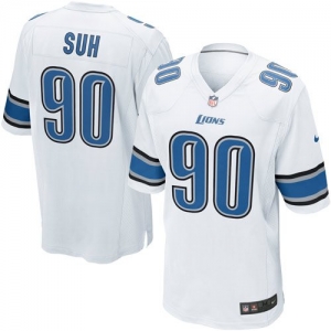 Nike Ndamukong Suh Detroit Lions Youth Game Jersey - White