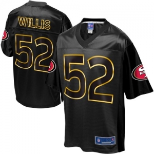 Pro Line Men's San Francisco 49ers Patrick Willis Black Fashion