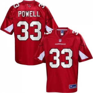 Pro Line Men's Arizona Cardinals William Powell Team Color Jerse