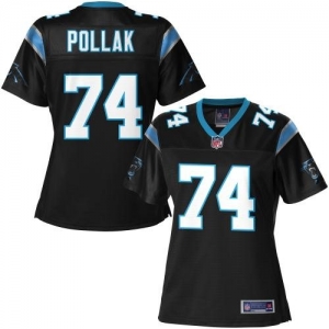 Pro Line Women's Carolina Panthers Mike Pollak Team Color Jersey