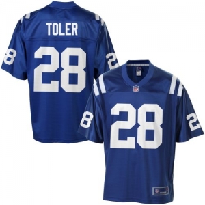 Pro Line Men's Indianapolis Colts Greg Toler Team Color Jersey