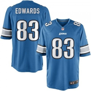 Nike Youth Detroit Lions Patrick Edwards Team Color Game Jersey