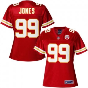 Pro Line Women's Kansas City Chiefs Edgar Jones Team Color Jerse