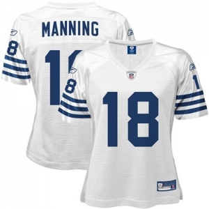 Reebok Peyton Manning Indianapolis Colts Ladies Replica Jersey -