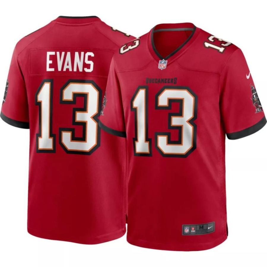 Nike Men's Tampa Bay Buccaneers Mike Evans #13 Red Game Jersey