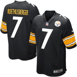 Nike Ben Roethlisberger Pittsburgh Steelers Game Jersey - Black