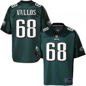 Pro Line Men's Philadelphia Eagles Steve Vallos Team Color Jerse