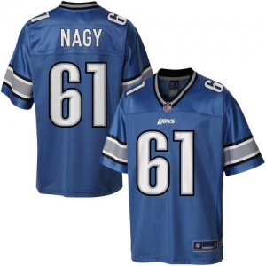 Pro Line Men's Detroit Lions Bill Nagy Team Color Jersey