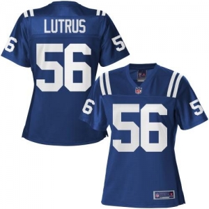 Pro Line Women's Indianapolis Colts Scott Lutrus Team Color Jers