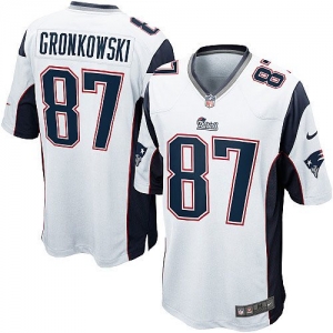 Nike Rob Gronkowski New England Patriots Elite Jersey - White