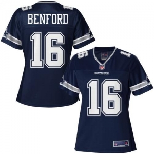 Pro Line Women's Dallas Cowboys Tim Benford Team Color Jersey