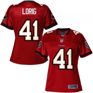 Pro Line Women's Tampa Bay Buccaneers Erik Lorig Team Color Jers