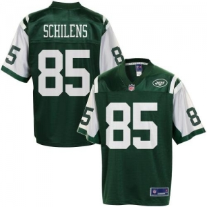 Pro Line Men's New York Jets Chaz Schilens Team Color Jersey