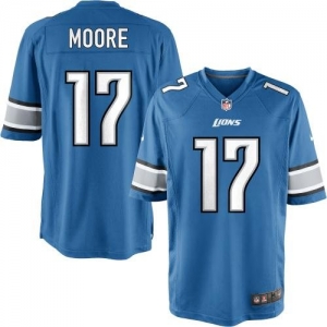 Nike Youth Detroit Lions Michael Moore Team Color Game Jersey