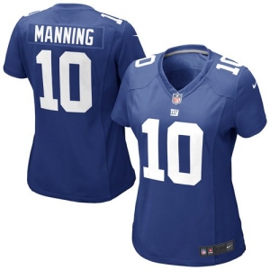 Nike Eli Manning New York Giants Youth Girls Game Jersey - Royal