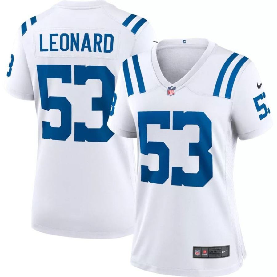 Nike Women's Indianapolis Colts Darius Leonard #53 White Game Je