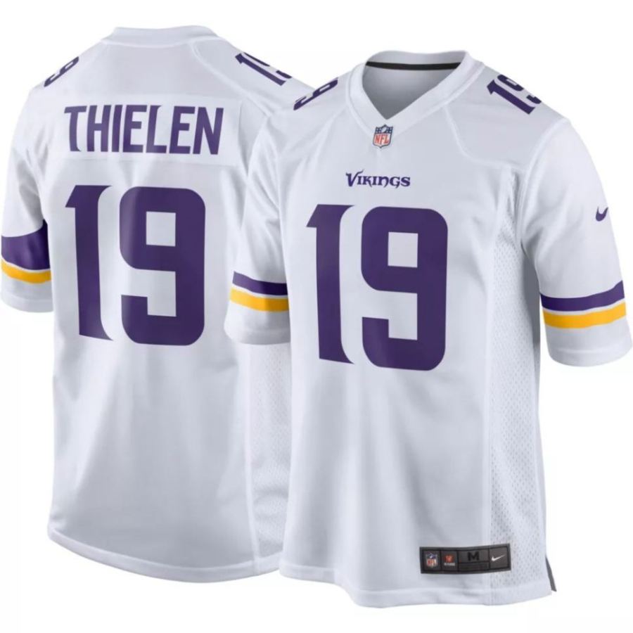 Nike Men's Minnesota Vikings Adam Thielen #19 White Game Jersey