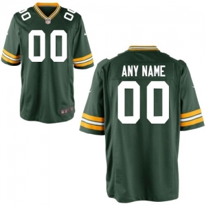 Nike Men's Green Bay Packers Customized Team Color Game Jersey