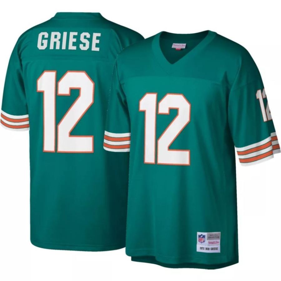 Mitchell & Ness Men's 1972 Game Jersey Miami Dolphins Bob Griese