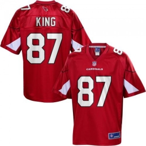 Pro Line Men's Arizona Cardinals Jeff King Team Color Jersey