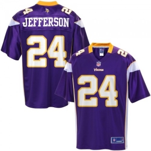 Pro Line Men's Minnesota Vikings A.J. Jefferson Team Color Jerse