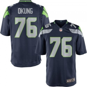 Nike Youth Seattle Seahawks Russell Okung Team Color Game Jersey