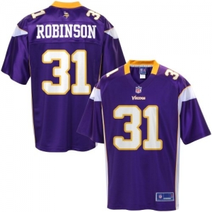 Pro Line Men's Minnesota Vikings Josh Robinson Team Color Jerse