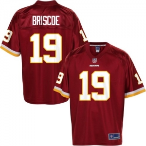 Pro Line Men's Washington Redskins Dezmon Briscoe Team Color Jer