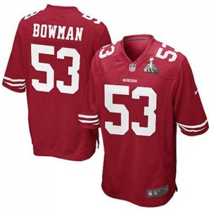 Nike NaVorro Bowman San Francisco 49ers Youth Super Bowl XLVII B