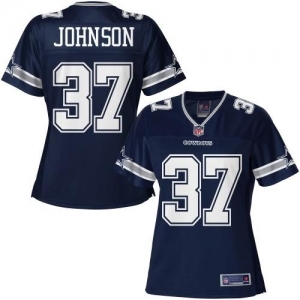 Pro Line Women's Dallas Cowboys Matt Johnson Team Color Jersey