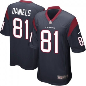 Nike Owen Daniels Houston Texans Youth Game Jersey - Navy Blue