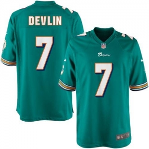 Nike Youth Miami Dolphins Pat Devlin Team Color Game Jersey