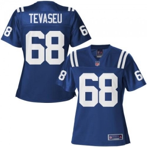 Pro Line Women's Indianapolis Colts Martin Tevaseu Team Color Je