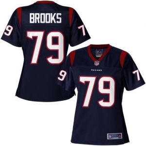 Pro Line Women's Houston Texans Brandon Brooks Team Color Jersey