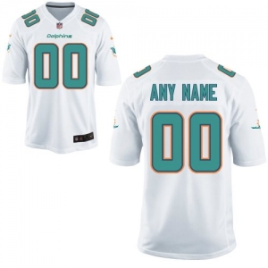 Nike Men's Miami Dolphins Customized White Game Jersey