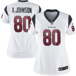 Nike Andre Johnson Houston Texans Womens Game Jersey - White