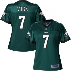 Pro Line Women's Philadelphia Eagles Michael Vick Team Color Jer