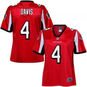 Pro Line Women's Atlanta Falcons Dominique Davis Team Color Jers