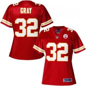 Pro Line Women's Kansas City Chiefs Cyrus Gray Team Color Jersey