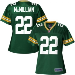 Pro Line Women's Green Bay Packers Jerron McMillian Team Color J