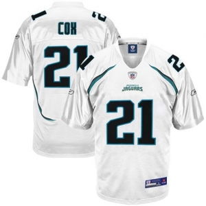 Reebok Derek Cox Jacksonville Jaguars Youth Replica Jersey - Whi