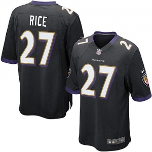 Nike Ray Rice Baltimore Ravens Youth Game Jersey - Black