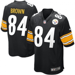 Nike Antonio Brown Pittsburgh Steelers Game Jersey - Black