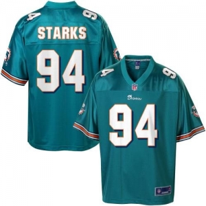 Pro Line Men's Miami Dolphins Randy Starks Team Color Jersey