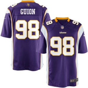 Nike Youth Minnesota Vikings Letroy Guion Team Color Game Jersey