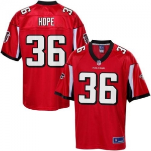 Pro Line Men's Atlanta Falcons Chris Hope Team Color Jersey