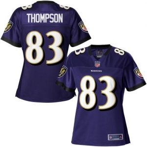 Pro Line Women's Baltimore Ravens Deonte Thompson Team Color Jer